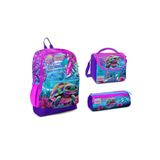 Yaygan Coral High 23756 Ilkokul Sırt Çantası + Beslenme Çantası + Kalem Kutusu 3'lü Set