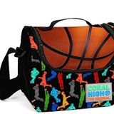 Yaygan Coral High Sİyah Basketbol Desenli Termoslu Beslenme Çantası - Erkek Çocuk