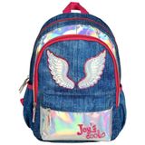 Yaygan Joy's Cool Denim Parlak Melek Kanatlı Anaokulu Sırt Çantası Kız Çocuk