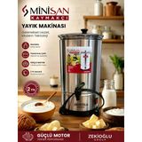 Yayık Makinası 10 Lt Minisan Paslanmaz Çelik Gövde Kaymakçı Süt Kaynatma Ve Kaymak Yapma Makinesi
