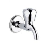 Yayke 1.Sınıf Pirinç Malzeme Topaç Krom Kısa Musluk Bahçe Lavabo Musluğu, Tek Su Girişli Banyo Tuvalet Bahçe Musluğu