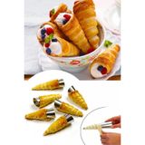 Yayke 6Lı Lüx Çelik Korneo Kalıbı Milföy Kalıbı Kek Pasta Sunum Kalıpları