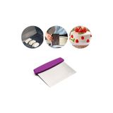 Yayke Çelik Hamur Kesme ve Kazıma Spatulası - 1 Adet
