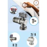 Yayke Mini Çamaşır Musluğu Çamaşır Makinesi Makinası Musluğu Krom