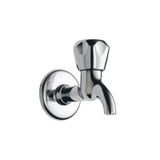 Yayke Topaç Krom Kısa Musluk Bahçe Lavabo Musluğu Pirinç Gövde