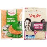 Yayla 1 kg Kırmızı Mercimek + 500 gr Gurme Basmati Pirinç