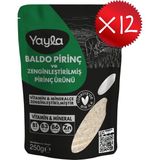 Yayla Baldo Pirinç ve Zenginleştirilmiş Pirinç Ürünü (B1+B3+B6+Zn) 250 G X12 - 3 kg