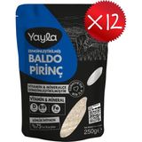 Yayla Baldo Pirinç ve Zenginleştirilmiş Pirinç Ürünü (D+B9+Fe) 250 G X12 - 3 kg