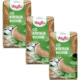 Yayla Çiğ Köftelik Bulgur 1 kg X3 - 3 kg