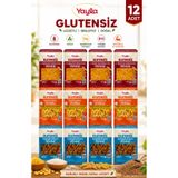 Yayla Doğal Glutensiz Vegan Diyet Makarna Karma 400 Gr 12 Adet SR08