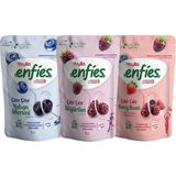 Yayla Enfies Freeze Dried Çıtır Meyve Paketi - 100% Doğal Katkısız Vegan Atıştırmalık Seti - 15 gr
