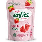 Yayla Enfies Freeze Dried Dondurularak Kurutulmuş Çıtır Meyve-Çilek 15 Gr. (1 Paket)