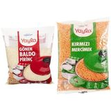 Yayla Gıda Yayla Gönen Baldo Pirinç (2 Kg) ve Yayla Kırmızı Mercimek 1 Kg