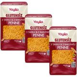 Yayla Glutensiz 3 Tahıllı ve 2 Bakliyatlı Penne Makarna x3 - 1,2 kg