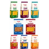 Yayla 🔥 Glutensiz Karışık Makarna Seti 8’li 400 gr | Penne Elbow Risoni Fusilli Avantaj
