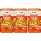 Yayla Glutensiz Makarna Mısır Pirinç Fusilli Vitaminli 400 GR 3 Adet