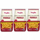 Yayla Glutensiz Makarna Mısır Sarı Mercimek Fusilli 400 GR 3 Adet