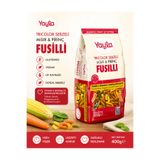 Yayla Glutensiz Tricolor Sebzeli Fusilli Mısır & Pirinç Makarna 400g | Vegan & Lif Kaynağı