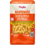 Yayla GLUTENSİZ VEGAN FUSILLI MISIR&PİRİNÇ 400 ML MAKARNA