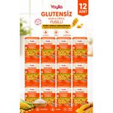 Yayla Glutensiz Vitamin Ve Mineralce Zengin Mısır ve Pirinç Fusilli Makarna 400 Gr 12 Adet SR07