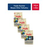 Yayla Gurme Beyaz Chia Tohumu 500 gr x 4 Adet, 8693374247777
