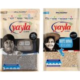 Yayla Gurme Beyaz Kinoa 500 gr ve Yayla Gurme Chia Tohumu 500 gr - 1 kg