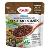 Yayla Haşlanmiş Suyu Süzülmüş Yeşil Mercimek 150 G Tekli Paket