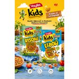 Yayla Kids Kinoalı Sebzeli 3 Renkli Elbow-Risoni Bakliyat Makarnası 2X250 G