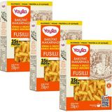 Yayla Kinoalı ve Sebzeli Kırmızı Mercimek Fusilli Bakliyat Makarnası 250 G X3 - 750 gr