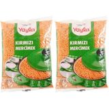 yayla Kırmızı Mercimek, 1 kg 2li paket