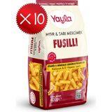 Yayla Mısır ve Sarı Mercimek Fusilli Makarna 400 G X10 - 4 kg