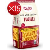 Yayla Mısır ve Sarı Mercimek Fusilli Makarna 400 G X15 - 6 kg