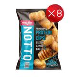 Yayla Notto Fıstık Ezmeli ve Ballı Protein Cipsi 50 g x8