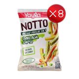 Yayla Notto Sebze Çeşnili Baklagil Cipsi 55 g x8