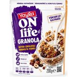 Yayla On Life Granola Bitter Çikolatalı Fındıklı & Vişneli 200 Gr – Yüksek Lif Kaynağı