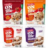 Yayla On Life Müsli & Granola Karışık Paket 4’lü Set – Yüksek Lif ve Protein Kaynağı” - 200 gr