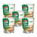 Yayla Onlife Beyaz Çikolatalı Antep Fıstıklı ve Çilekli Granola 200 g x5