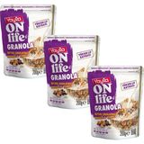 Yayla Onlife Bitter Çikolatalı Fındıklı ve Vişneli Granola 200 G X3 - 600 gr