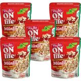 Yayla Onlife Elmalı Fındıklı ve Tarçınlı İnce Öğütülmüş Yulaflı Müsli 250 g x5
