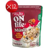 Yayla Onlife Kuru Meyveli Fındıklı Müsli 350 G X12 - 4 kg