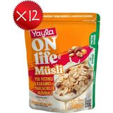Yayla Onlife Yer Fıstıklı Karamel Parçacıklı ve Hurmalı Müsli 350 G X12 - 4 kg