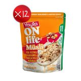 Yayla Onlife Yer Fıstıklı Karamel Parçacıklı ve Hurmalı Müsli 350 g x12