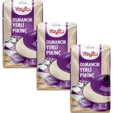 Yayla Osmancık Yerli Pirinç 1 kg X3 - 3 kg