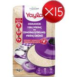 Yayla Osmancık Yerli Pirinç ve Zenginleştirilmiş Pirinç Ürünü (D+B9+Fe) 1 kg X15 - 15 kg