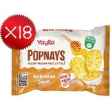 Yayla Popnays Bal ve Hardal Çeşnili Mısır ve Pirinç Patlağı 34 G X18 - 612 gr