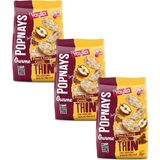 Yayla Popnays Gurme Elma ve Tarçın Çeşnili Kepekli Ince Pirinç Patlağı 80 G X3 - 240 gr