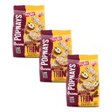 Yayla Popnays Gurme Elma ve Tarçın Çeşnili Kepekli İnce Pirinç Patlağı 80 g x3