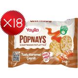 Yayla Popnays Tuzlu Karamel Çeşnili Mısır ve Pirinç Patlağı 34 G X18 - 612 gr