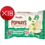 Yayla Popnays Yoğurt ve Bahçe Bitkileri Çeşnili Mısır ve Pirinç Patlağı 34 G X18 - 612 gr