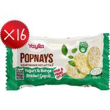 Yayla Popnays Yoğurt ve Bahçe Bitkileri Çeşnili Mısır ve Pirinç Patlağı 68 G X16 - 1,02 kg